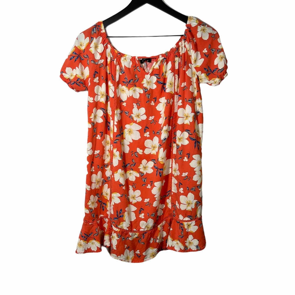 Cotton:On | Orange Foral Dress